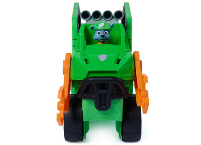 Paw Patrol Megasaurus green 2-in-1 dinosaur vehicle toy with Rocky figure