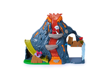 PAW Patrol Dino Movie Super Lava Blast Playset with volcano, lava flow, and character figure