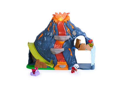 PAW Patrol Dino Movie Super Lava Blast Playset with volcano, lava flow, and character figures