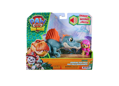 PAW Patrol Dino Movie Skye Roaring Pups Pals Spinosaurus figure set with sound