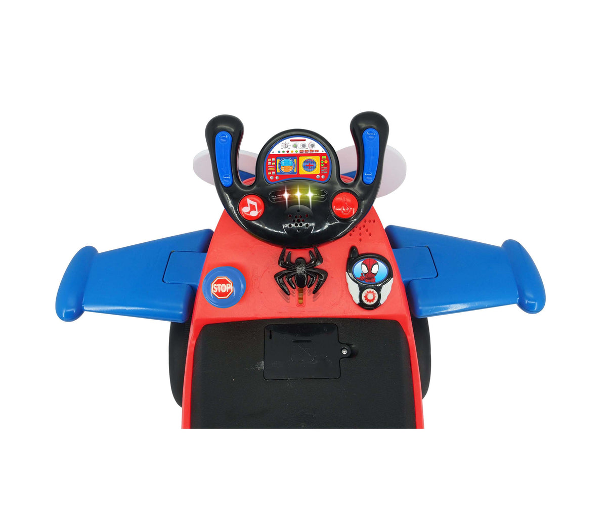 Marvel Lights 'N' Sounds Spidey Activity Plane Ride-On