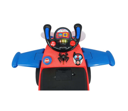 Marvel Lights 'N' Sounds Spidey Activity Plane Ride-On