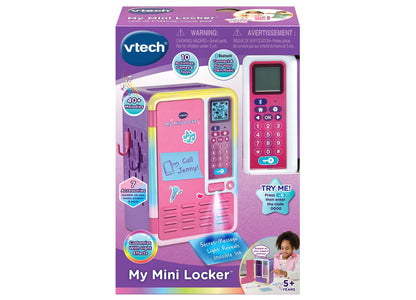 VTech My Mini Locker pink Bluetooth music toy with phone and accessories for ages 5+