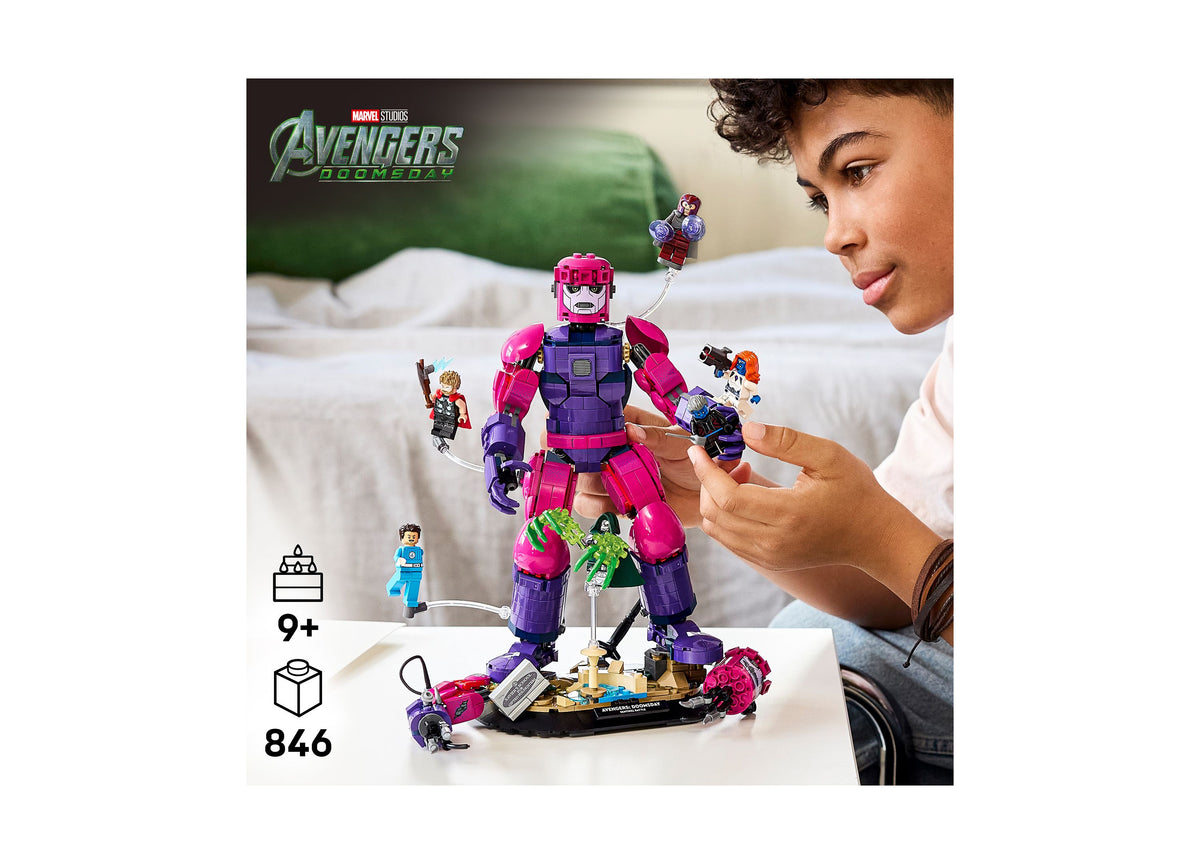 LEGO® Avengers: Doomsday Epic Battle 76348 846-Piece Building Set, Ages 9+