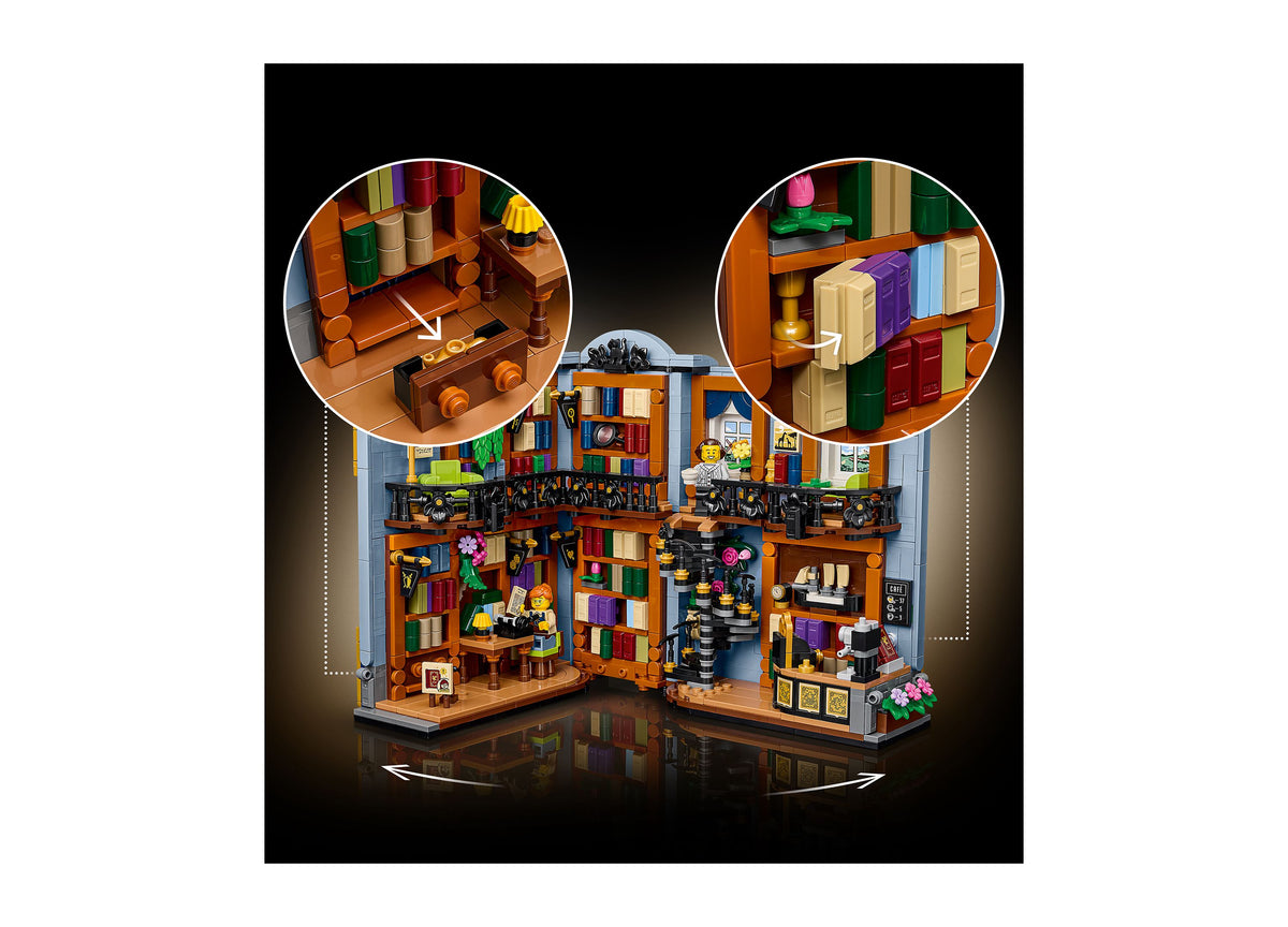 LEGO® Bookstore: Book Nook 11379 1,690-Piece Building Set, Ages 18+