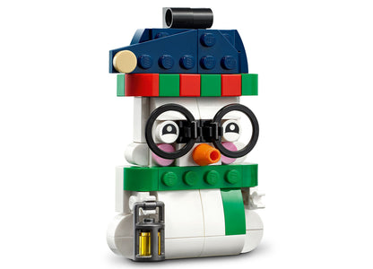 LEGO® Snowman Ornaments 40812 168-Piece Building Set, Ages 6+