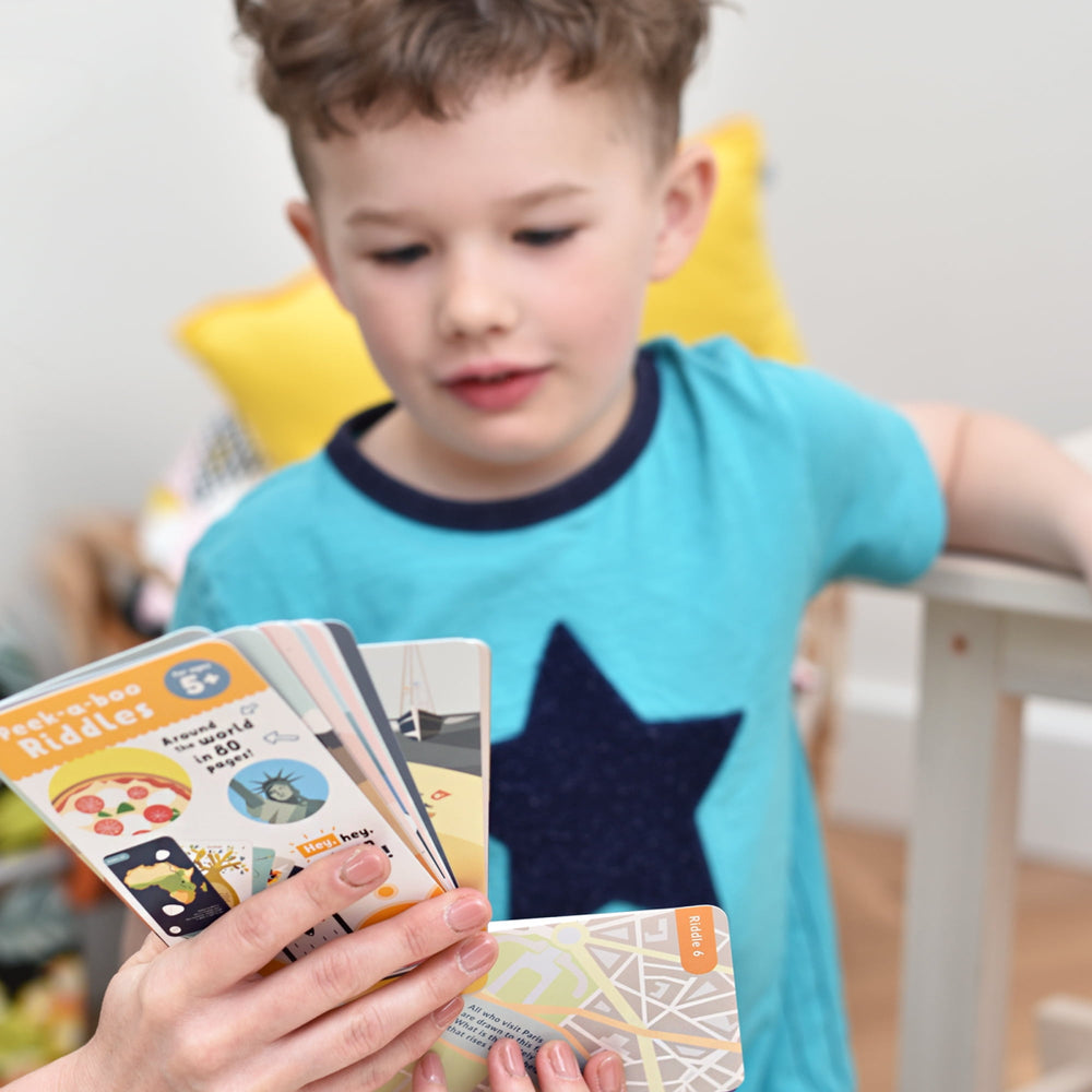 Banana Panda Peek-A-Boo Riddles 5+ Educational Card Set