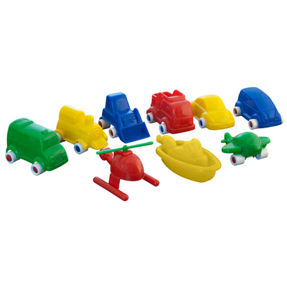 Miniland Educational Minimobil Durable Vehicle Set ‚Äì 36 Pieces