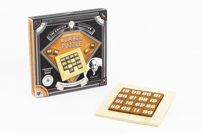 Professor Puzzle Einstein's Ultimate Number Challenge Wooden Arithmetic Puzzle