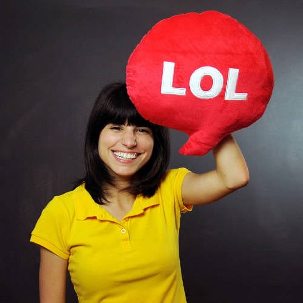 Throwboy 14 inch Super Soft Plush Chat Pillow - LOL