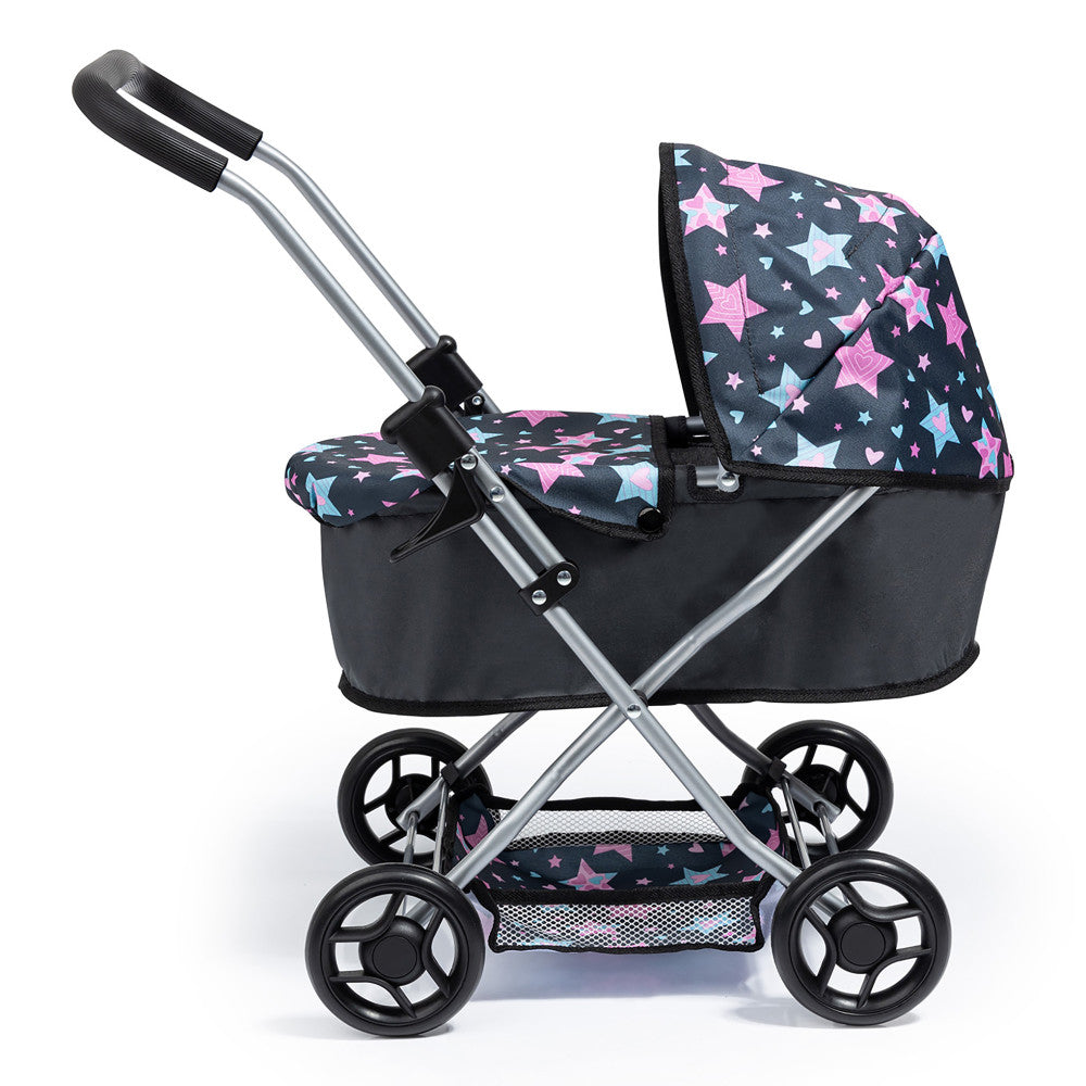 Bayer Design Dolls: Pram Starter - Blue Pink, Stars