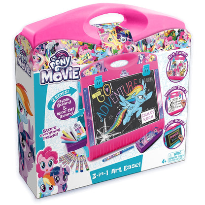 My Little Pony 3-in-1 Creativity Easel - Dual-Sided Chalkboard and Whiteboard