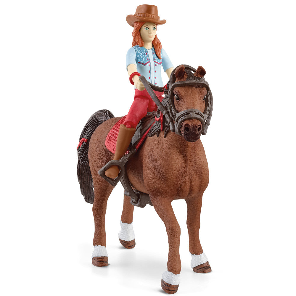 Schleich Horse Club: Hannah & Cayenne Horse & Rider Figurine Set