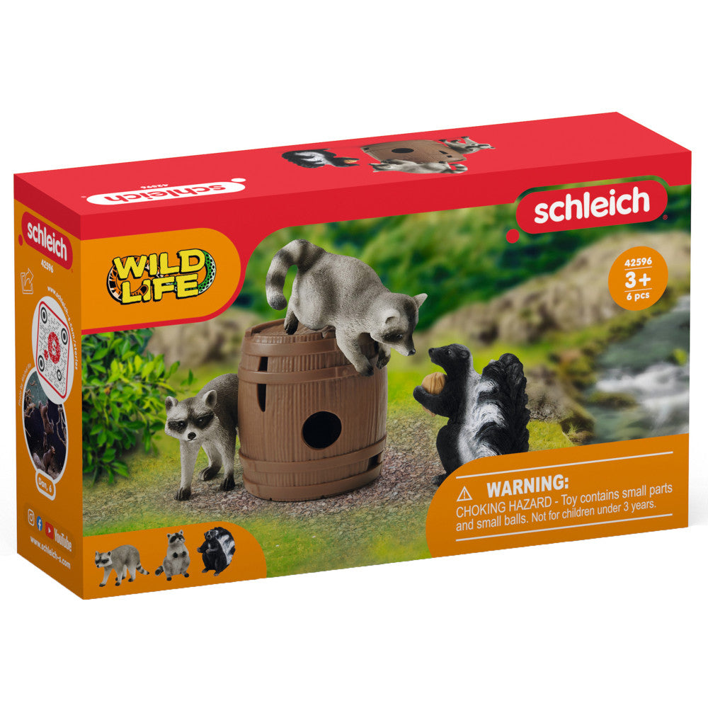 Schleich Wild Life Nutty Mischief Animal Figurine Playset