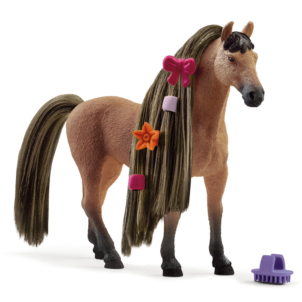 Schleich Beauty Horse - Akhal-Teke Stallion with Styling Accessories