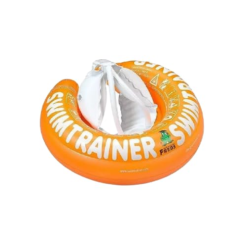 FREDS SWIM ACADEMY SWIMTRAINER Classic Orange - Secure Toddler Pool Float