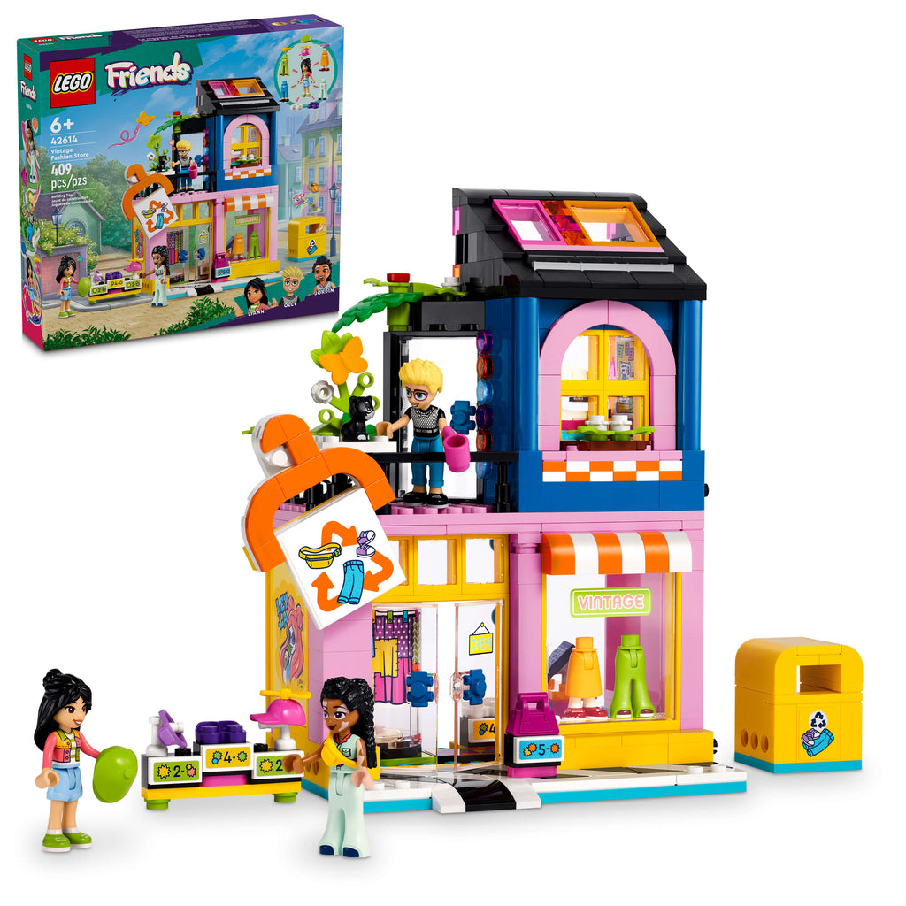 LEGO Friends 409-Piece Vintage Fashion Store Building Set 42614