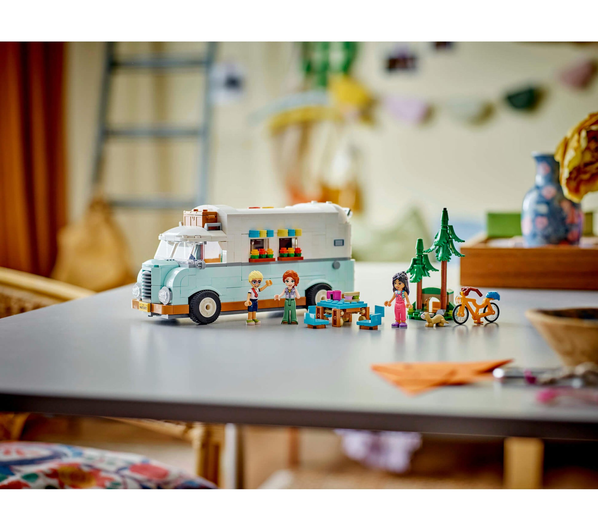 lego camper van LEGO Friends 42663 Friendship Camper Van Adventure