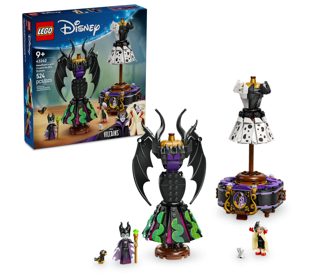LEGO® ǀ Disney Villains Maleficent’s and Cruella De Vil’s Dresses 43262