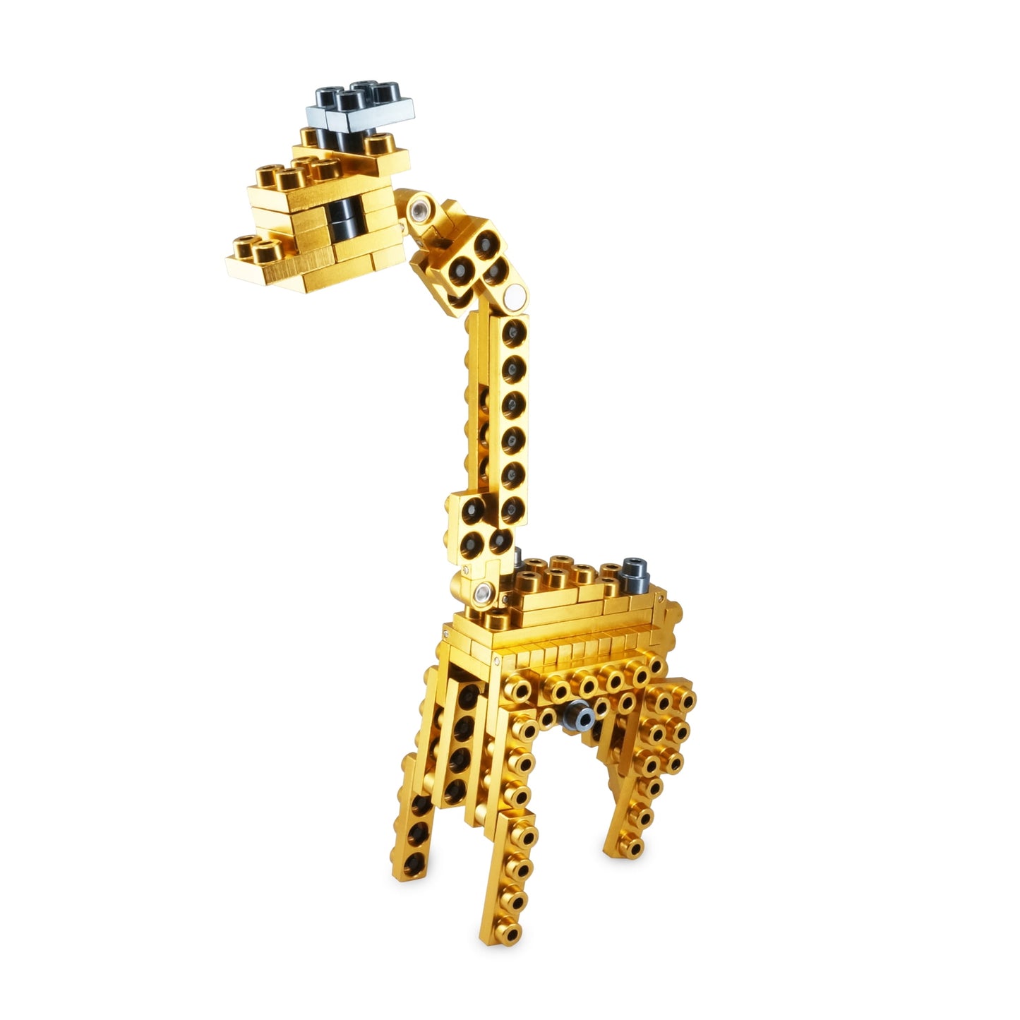 Metomics Pocket Wild Animal Series - Giraffe Model in Aztec Gold & Charcoal Black