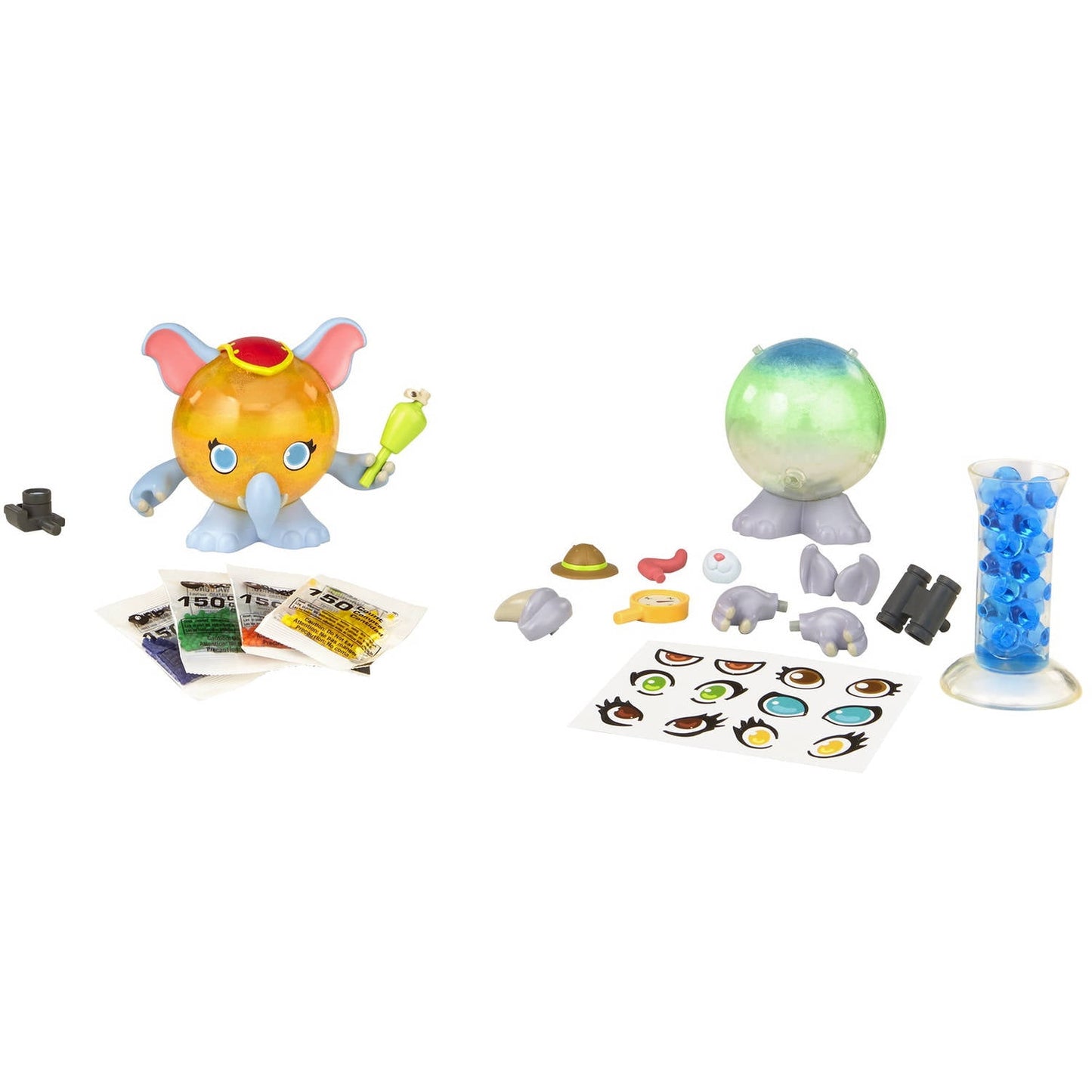 Orbeez Safari Crushkins Craft Kit - Personalizable Elephant & Rhino