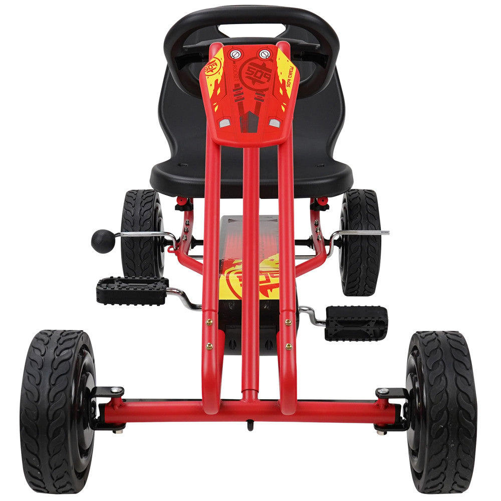 Rocket Pedal Go Kart - High Performance Ride-On Toy for Kids - Red