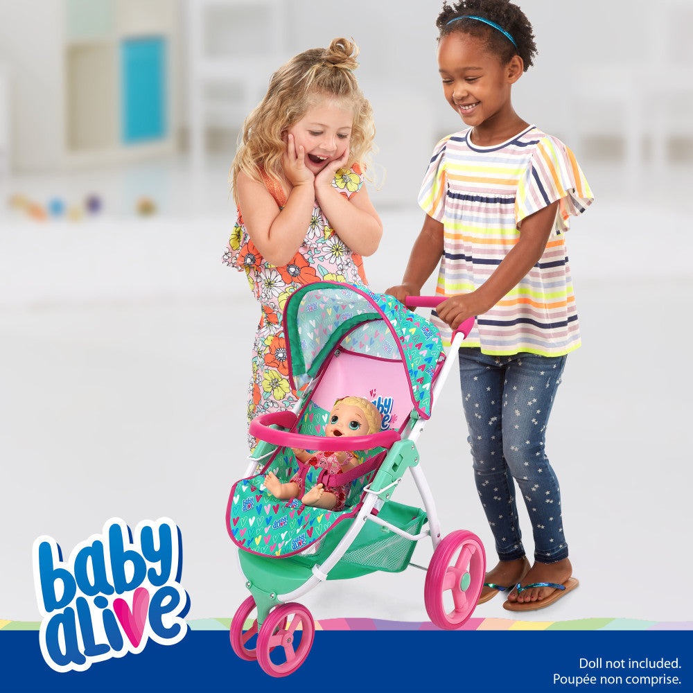 toys r us jogging stroller Baby Alive Heart-Themed Doll Jogging Stroller