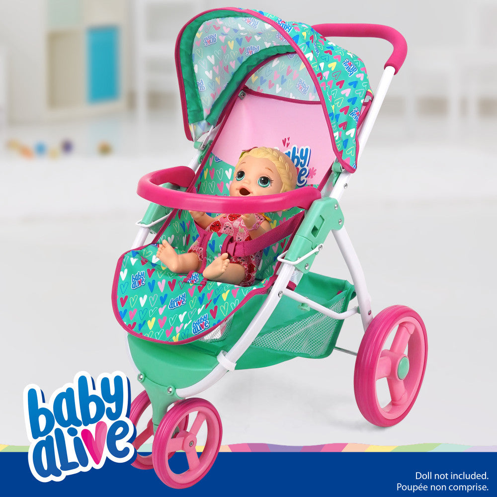 toys r us jogging stroller Baby Alive Heart-Themed Doll Jogging Stroller