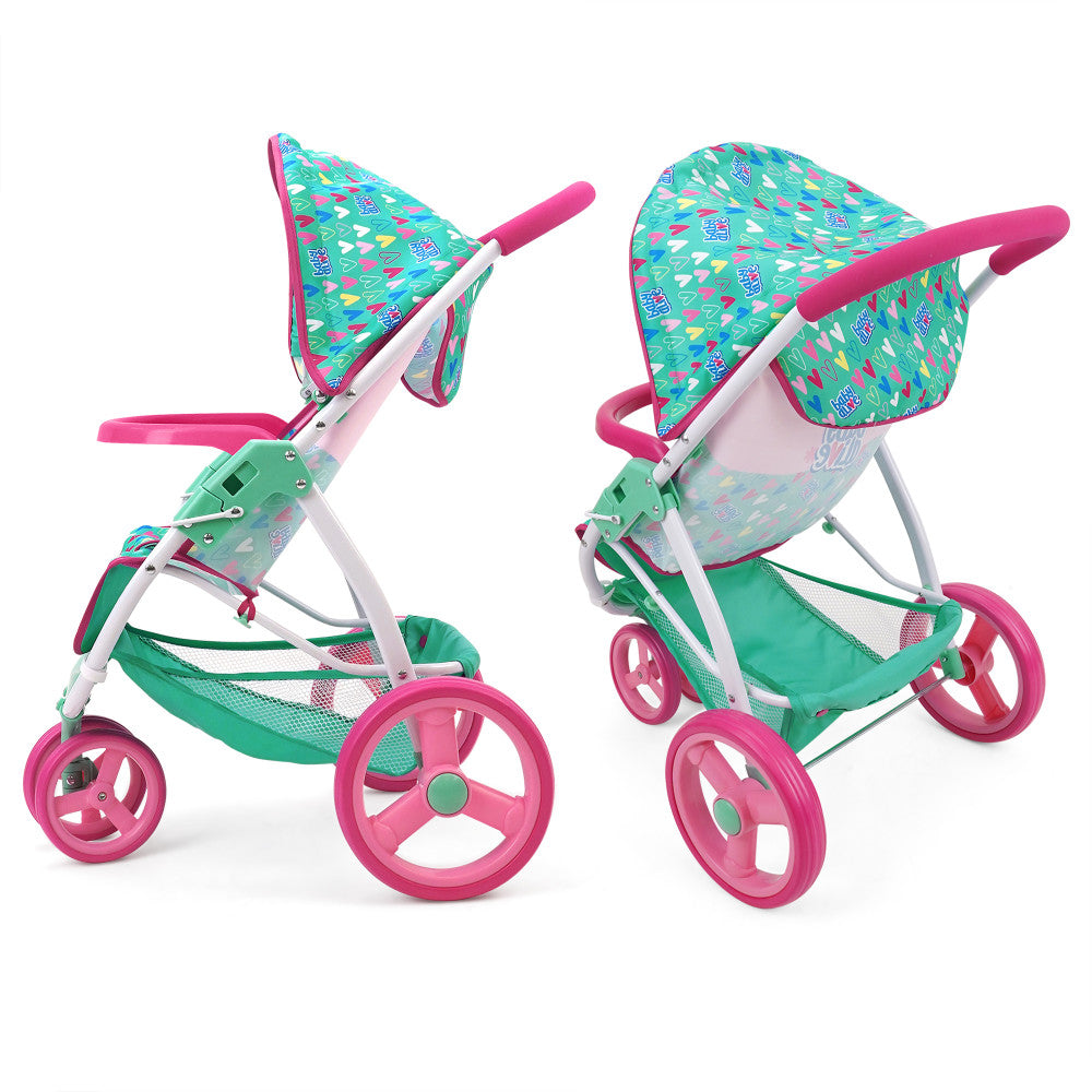 hauck birdie doll twin play center Baby Alive Heart-Themed Doll Jogging Stroller