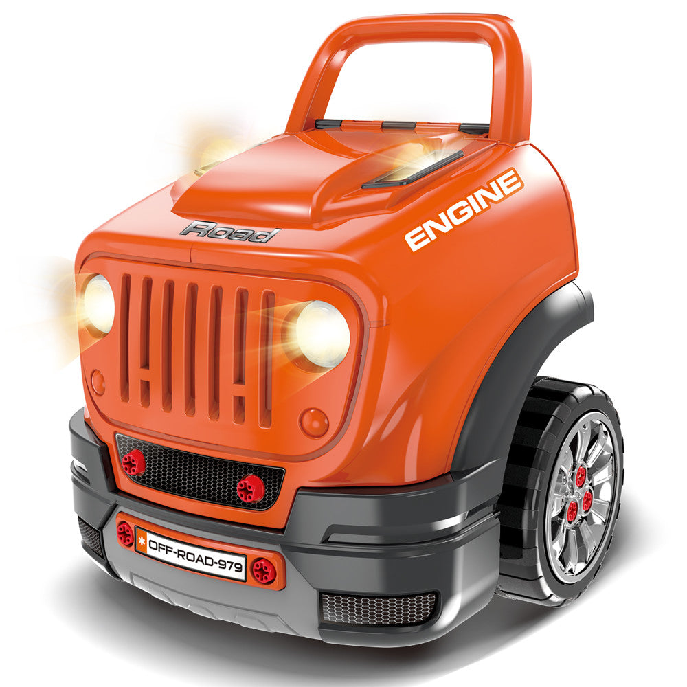 Interactive ATV Car Mechanic Engine Workshop - Orange, Take Apart Engi ...