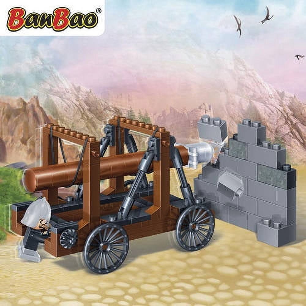 BanBao Medieval Catapult Building Set - 118 Pieces STEM Toy