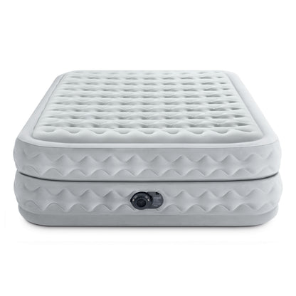 Intex Supreme Queen Airbed with Built-in Electric Pump & Fiber-Tech Technology