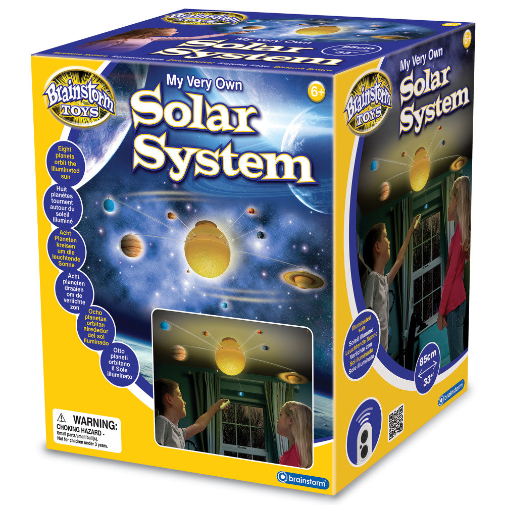 Brainstorm Toys Interactive Solar System Mobile STEM Kit - 33 Inch