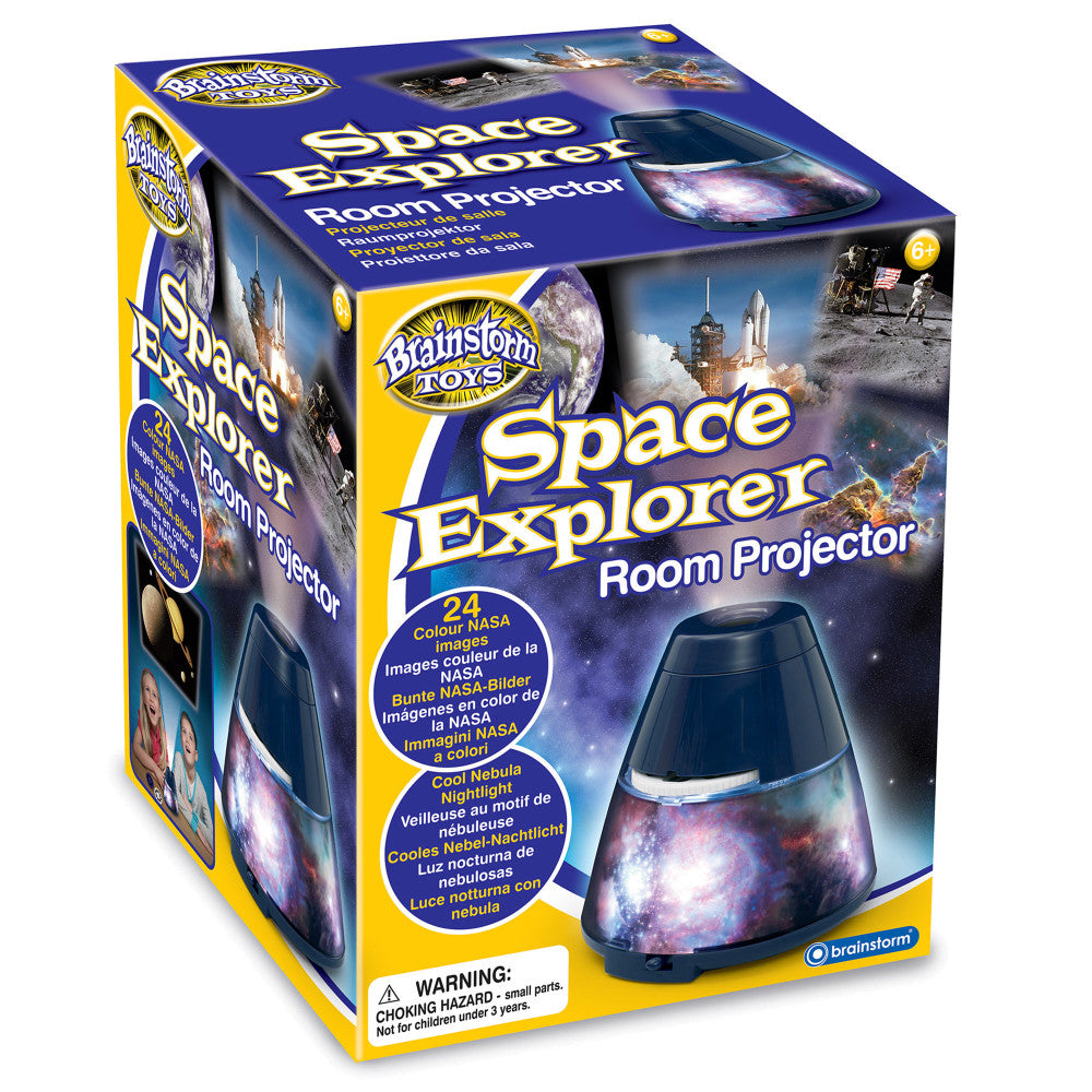 Brainstorm Toys Space Explorer Room Projector - NASA Images - Multi-Language