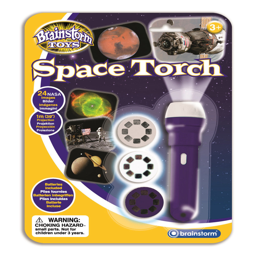Brainstorm Toys Space Explorer Flashlight and Projector - Educational STEM Toy