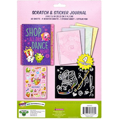 Shopkins Scratch and Sticker Creative Journal Kit