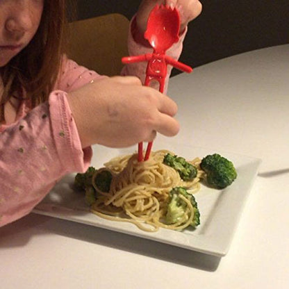 Fed Sporkman - Vibrant Green & Yellow Combo Utensil