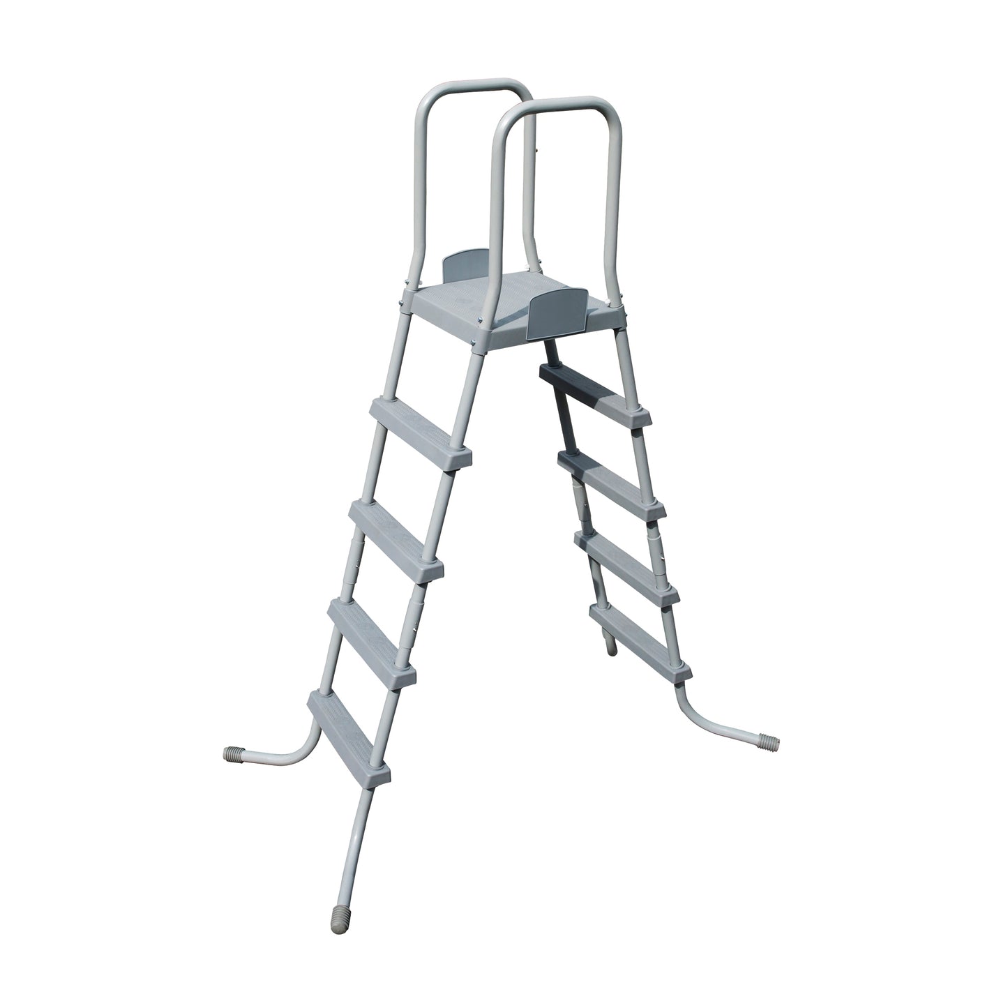 Bestway: 52" Steel Above Ground Swimming Pool Ladder No-Slip Steps