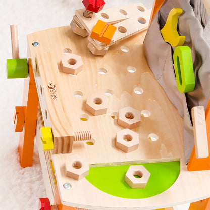 Crafty Kids Play Tool Bench - Classic Wooden Set