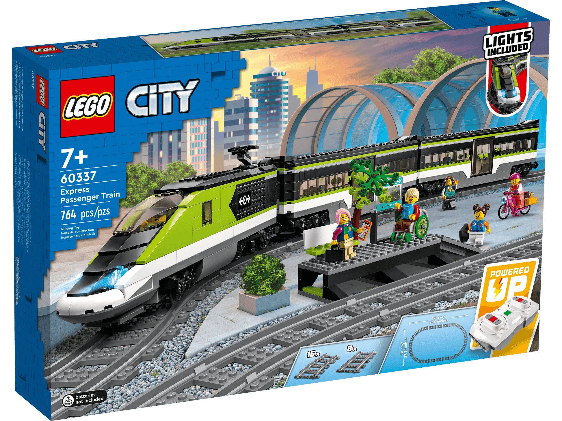 LEGO City Express Passenger Train 60337 Building Kit 764 Pieces Toys R Us