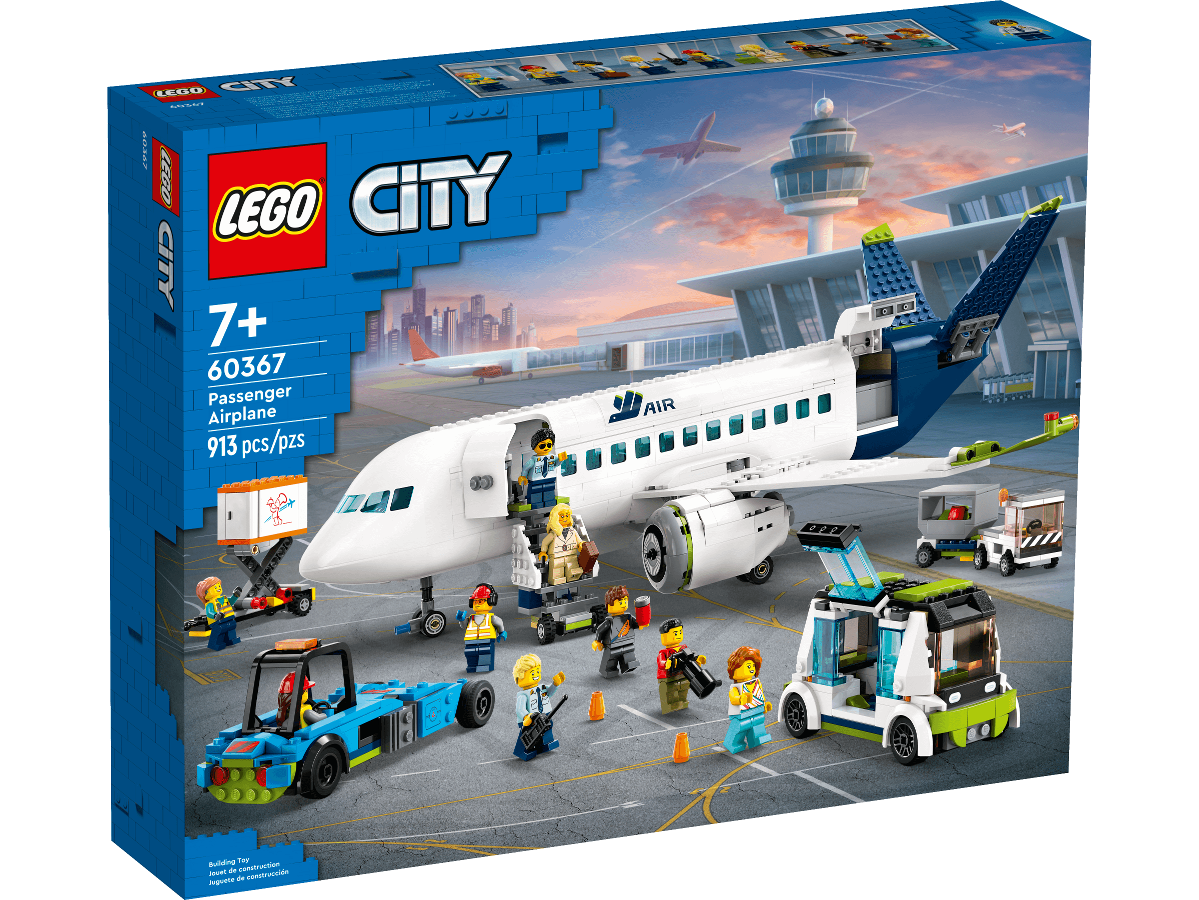 LEGO City Passenger Airplane 60367 Building Toy Set - 930 Pieces – Toys ...