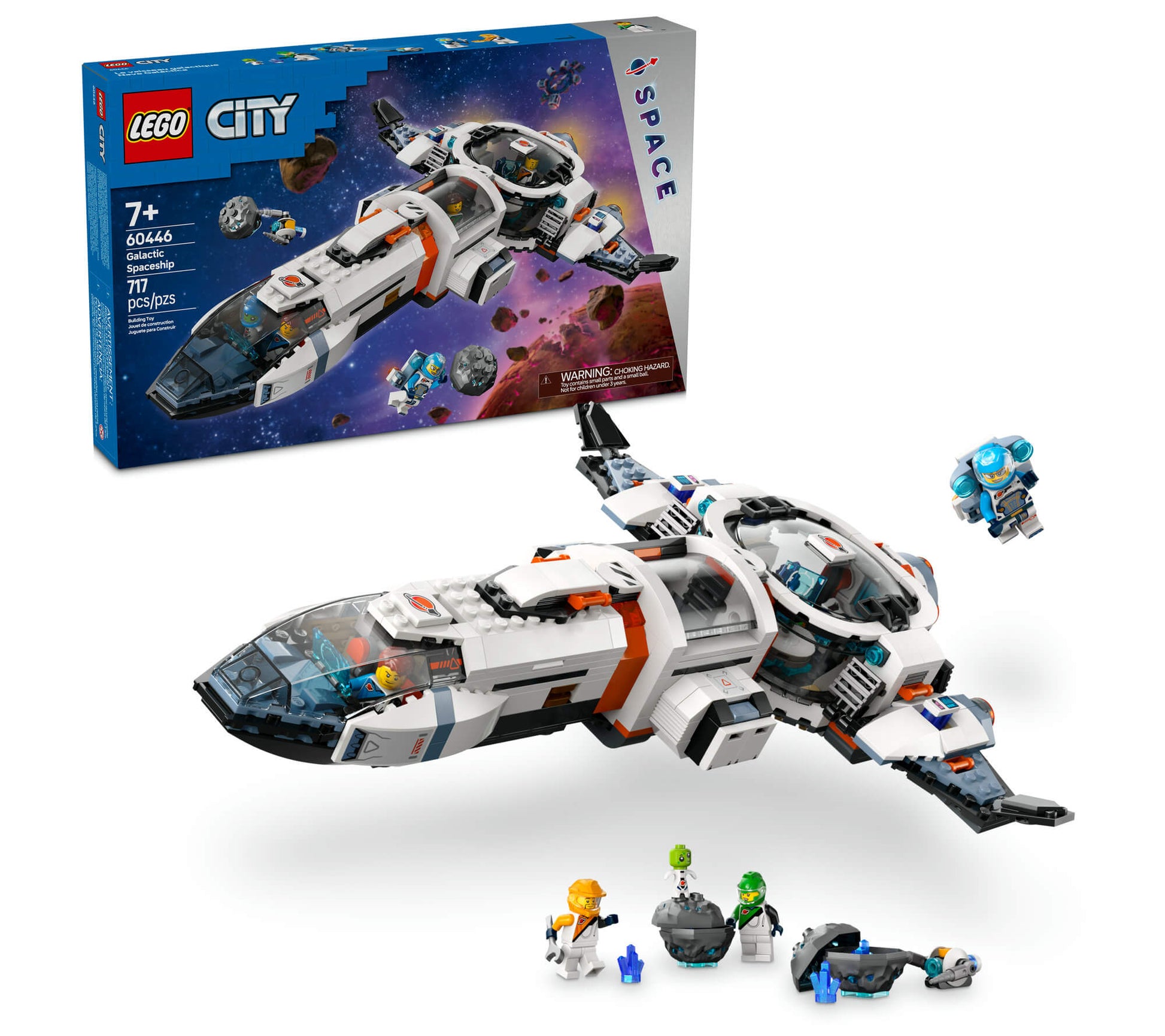 LEGO City 717pc Modular Galactic Spaceship Building Set