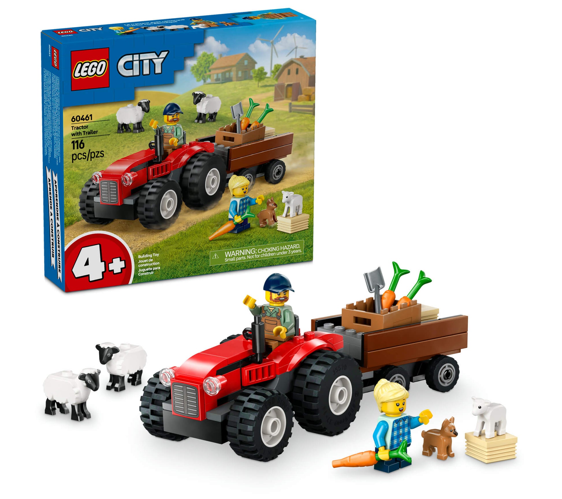 LEGO® City Farm Adventure Tractor and Sheep Playset 60461 – Toys