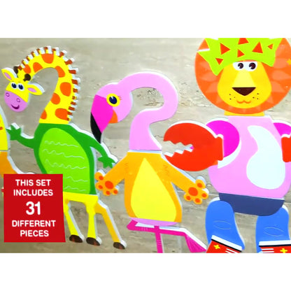 Buddy & Barney: Weird & Wonderful Animals Bath Time Stickers