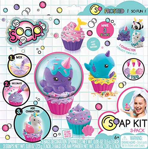 So Soap DIY Soap Making Kit - 3 Pack with Surprise Toppers