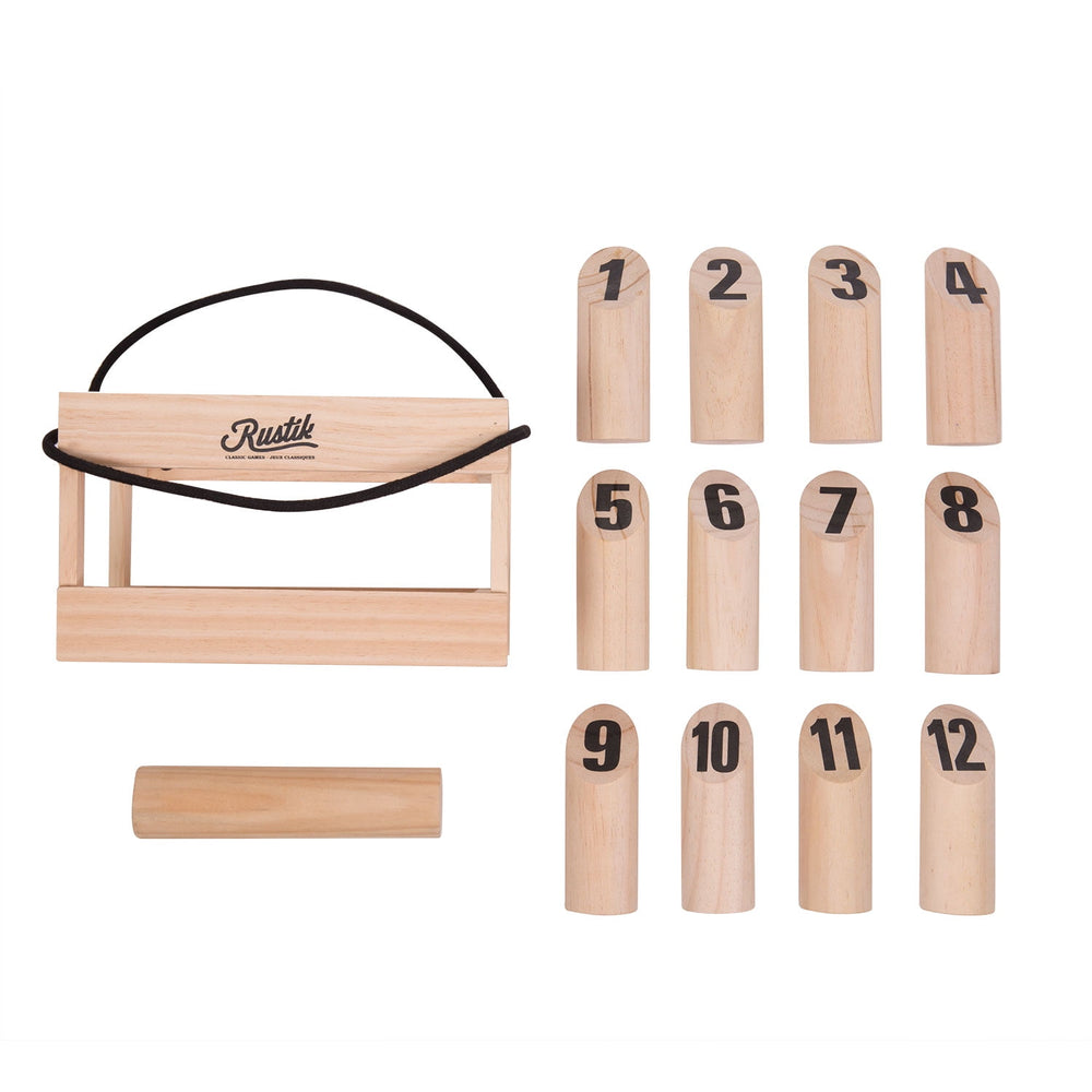 Rustik Finnish Bowling Outdoor Skill Game Set