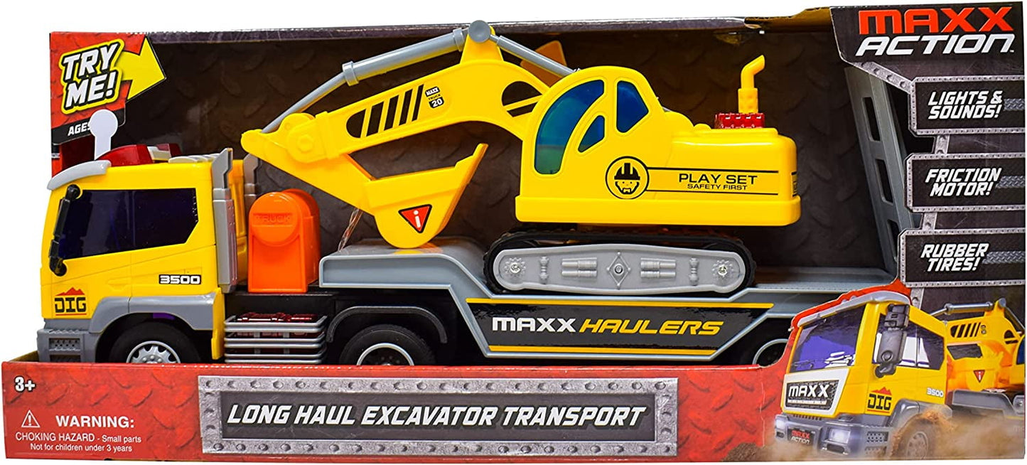Maxx Action Hauler with Friction-Powered Excavator Transport