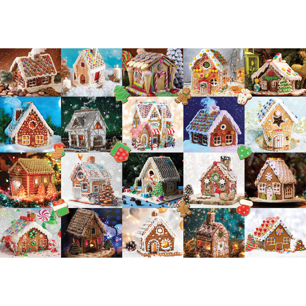 Eurographics Candy Christmas Gingerbread House Puzzle - 550 pc