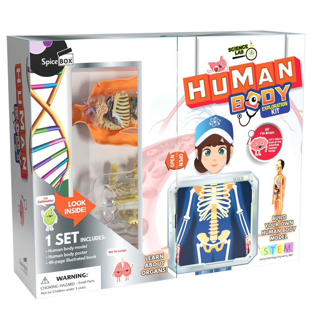 SpiceBox Science Lab Human Body Exploration Kit