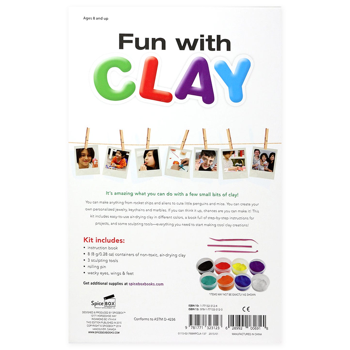 Spicebox Ultimate Sculpting Fun With Clay Creativity Kit